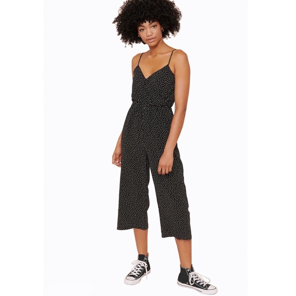 Garage Pants & Jumpsuits New Garage Polka Dot Surplice Jumpsuit